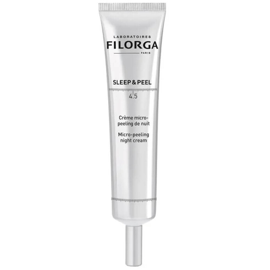 Regenererende nachtcrème met AHA Sleep&Peel, 40 ml, Filorga