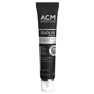 Duolys AHA.10 crème peeling de nuit régénérante, 40 ml, Acm
