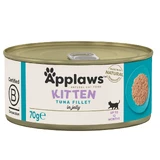 Comida húmeda para gatos de hasta 12 meses con filete de atún Kitten, 70 g, Applaws