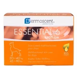 Multifunctioneel huidverzorgingsproduct voor honden van 20-40 kg, aangepast aan alle huid- en haartypen Essential 6 Spot On, 4 x 2,4 ml, Dermoscent