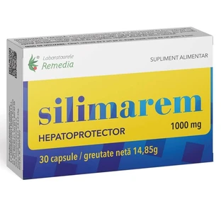 Silimarem, 1000mg, 30 capsules, Remedia