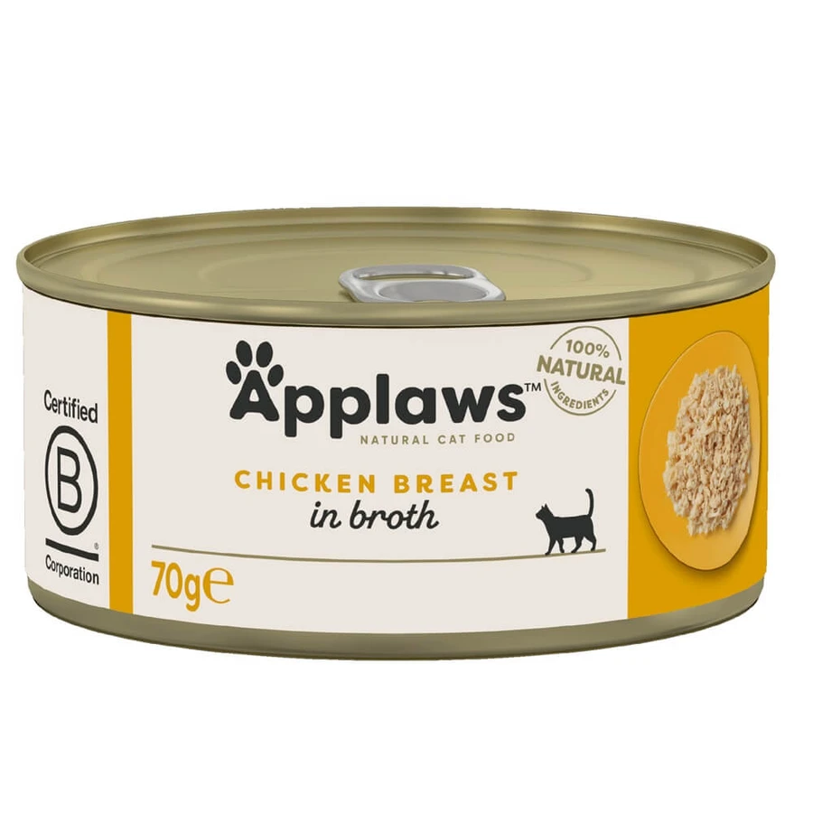 Wet cat food with chicken breast, 70 g, Applaws