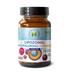 Lipozomale Hyaluronsäure + Vit C, 30 vegetarische Kapseln, Hypernatura