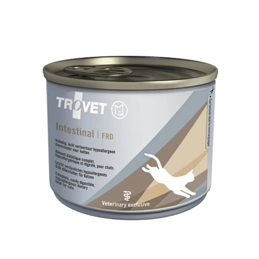 Alimento dietético e hipoalergénico para gatos Intestinal Tro.Cat, 200 g, Trovet