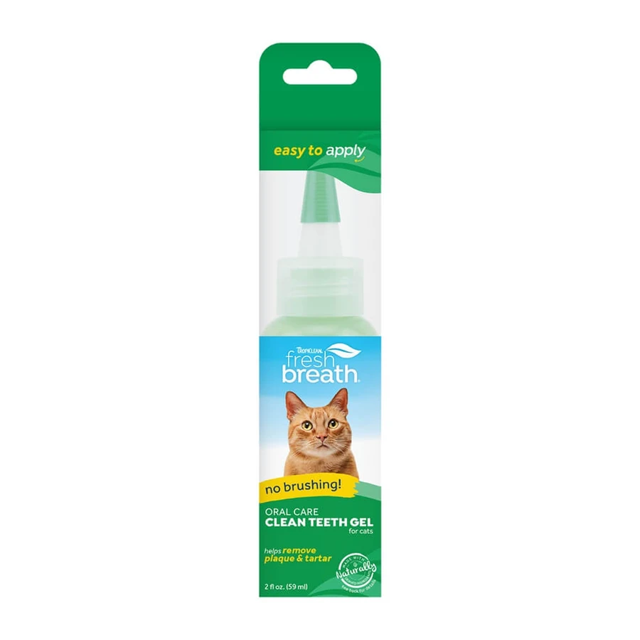 Fresh Breath Brushless Dental Gel for Cats, 59 ml, Tropiclean