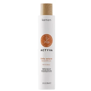Feuchtigkeitsspendendes Shampoo für Haar und Körper Linfa Solare, 250 ml, Kemon