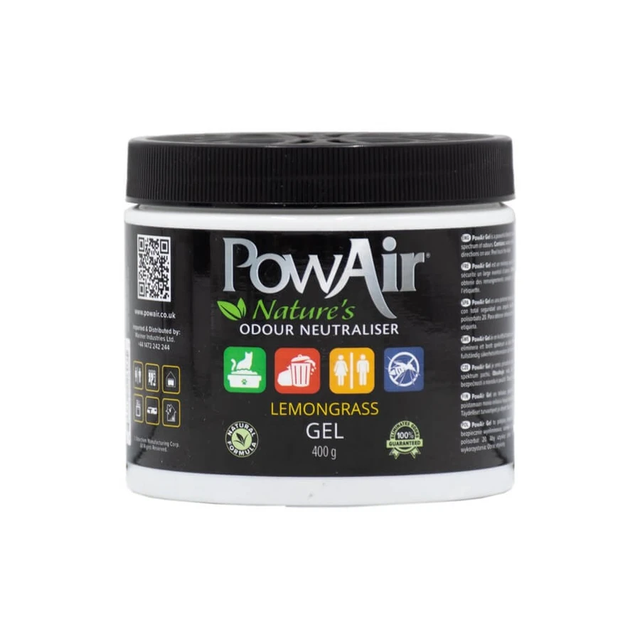 Gel neutralizzante e antiodore alla citronella, 400 g, PowAir