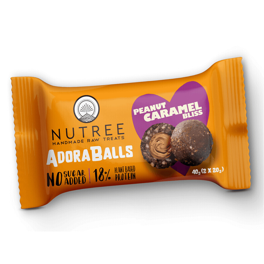 Buy AdoraBalls Peanut Caramel Bliss, 40 g, Nutree AdoraBalls Peanut Caramel Bliss, 40 g, Nutree