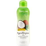 Champú hipoalergénico para perros y gatos junior Gentle Coconut Grooming, 355 ml, Tropiclean