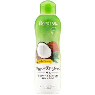 Champú hipoalergénico para perros y gatos junior Gentle Coconut Grooming, 355 ml, Tropiclean