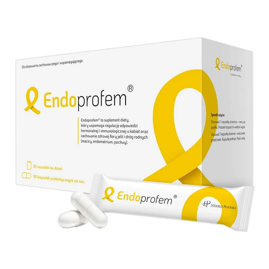 Complemento alimenticio EndoProfem, 30 sobres + 30 cápsulas, EstabloPharma