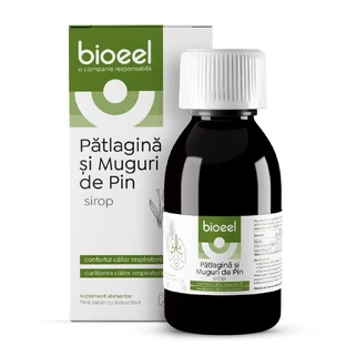 Jarabe de patagina y yemas de pino, 120 ml, Bioeel