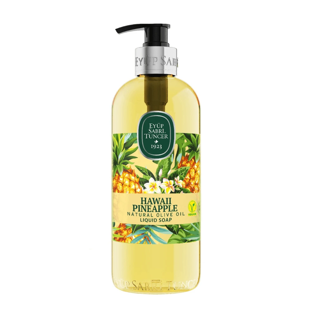 Liquid Soap with olive oil Hawaii Pineapple, 500 ml, Eyup Sabri Tuncer