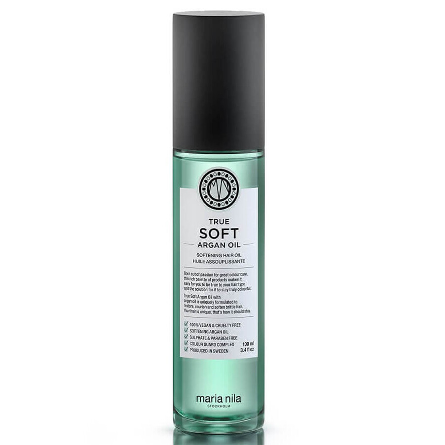 Aceite capilar Argan Oil True Soft, 100 ml, Maria Nila