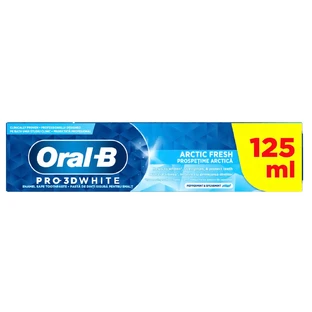 Dentifrice Pro 3D White Arctic Fresh, 125 ml, Oral-B