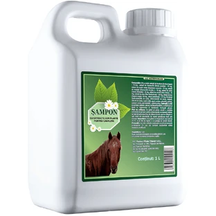 Shampoo with herbal extracts for horses, 1000 ml, Pasteur