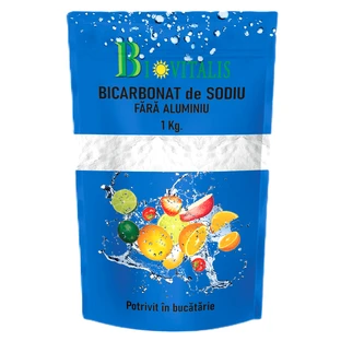 Bicarbonate de sodium, 1000 g, Biovitalis