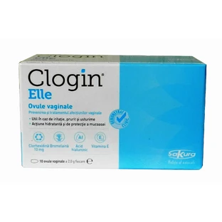 Clogin Elle óvulo vaginal, 10 óvulos vaginales, Sakura