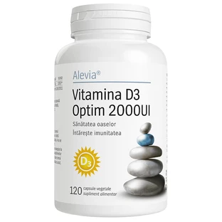 Vitamine D3 Optim, 2000 IE, 120 capsules, Alevia