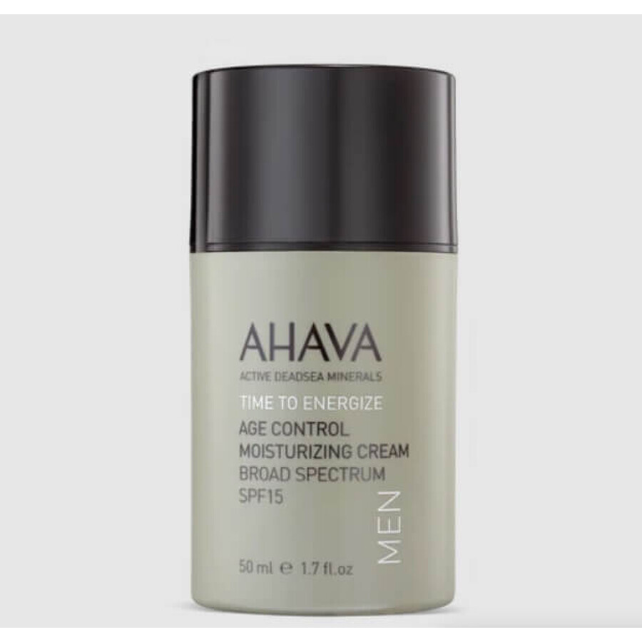 Ahava Men Age Control Moisturizing Cream Spf 15, Crema Hidratanta Cu Spf 15 Pentru Barbati, 50 Ml