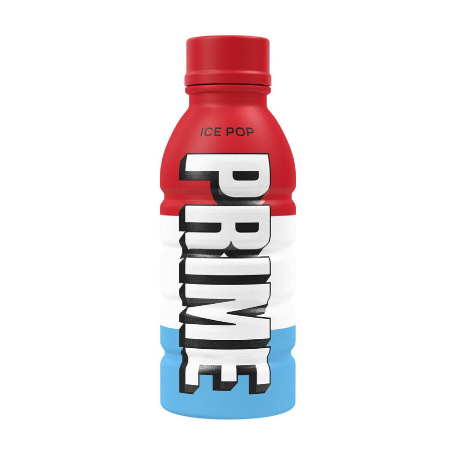 Prime By Logan Paul X Ksi Metalic Bottle Ice Pop, Sticla Metalica De Apa Reutilizabila, 500 Ml