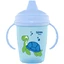 WeeBaby Blauwe Antislipbeker met Handgrepen Sil Silorkorrelgreep en Deksel 755