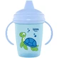 WeeBaby Blauwe Antislipbeker met Handgrepen Sil Silorkorrelgreep en Deksel 755