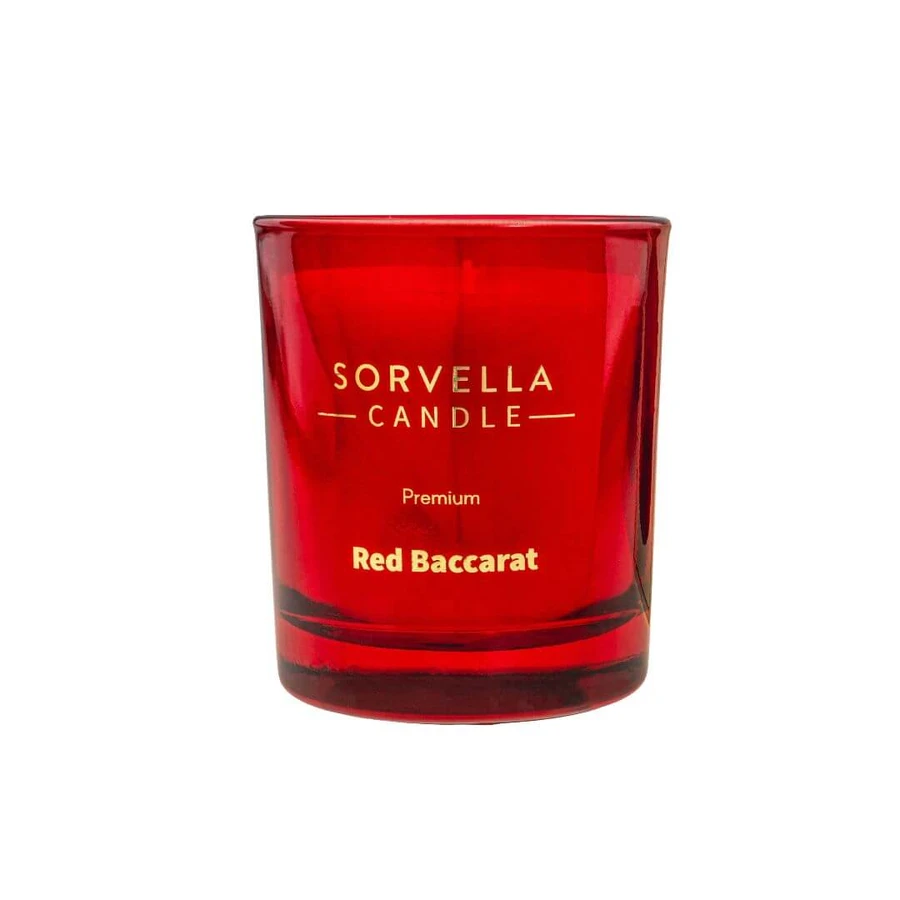 Vela perfumada Premium SORVELLA RED BACCARAT, 170 gr