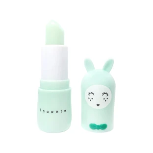 Lippenbalsam für Kinder, Aqua, mit Apfelduft, Bunny Fruity, Inuwet, 3,5 gr