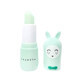 B&#225;lsamo labial para ni&#241;os, Aqua, con fragancia de manzana, Bunny Fruity, Inuwet, 3.5 gr