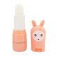 B&#225;lsamo labial infantil, Coral con sabor vainilla-coco, Bunny Island, Inuwet, 3,5 gr