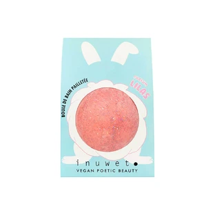 Bola de baño con purpurina y fragancia de lilas, Inuwet, 120 gr