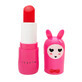 B&#225;lsamo labial para ni&#241;os, Fushia, con fragancia de cereza, Lovely Bunny, Inuwet, 3,5 gr