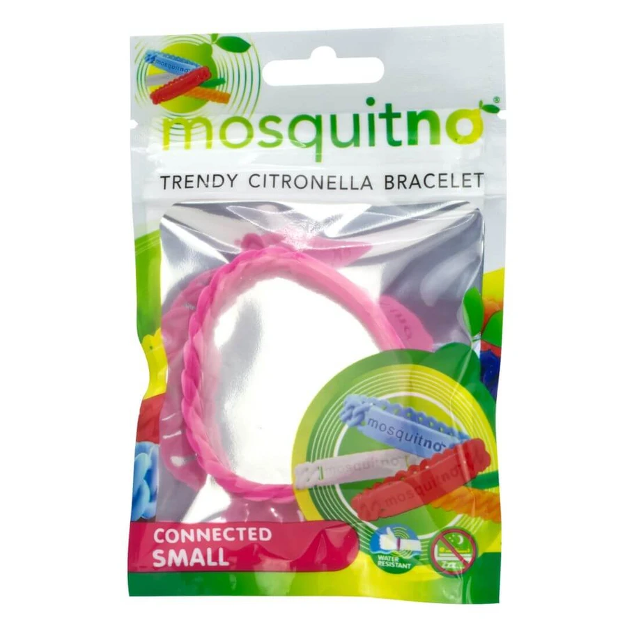 Anti mosquito bracelet for children, CONNECTED SMALL, with citronella scent, various colors, MosquitNo, 5 gr