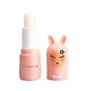 Bálsamo labial infantil, Rosa claro, con fragancia de melocotón, Bunny Island, Inuwet, 3,5 gr