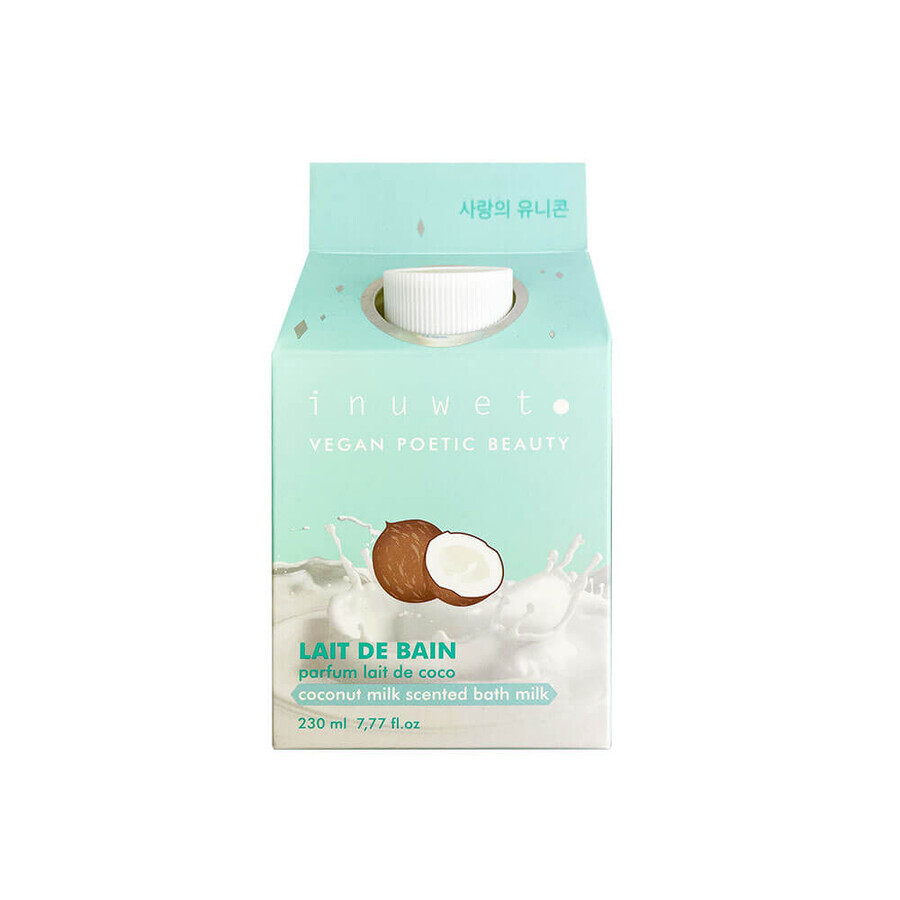 Cumpără Lapte de baie cu parfum de cocos, Inuwet, 230 ml Lapte de baie cu parfum de cocos, Inuwet, 230 ml