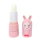 Bálsamo labial para niños, Rosa, con sabor a fresa, Bunny en Rose, Inuwet, 3.5 gr