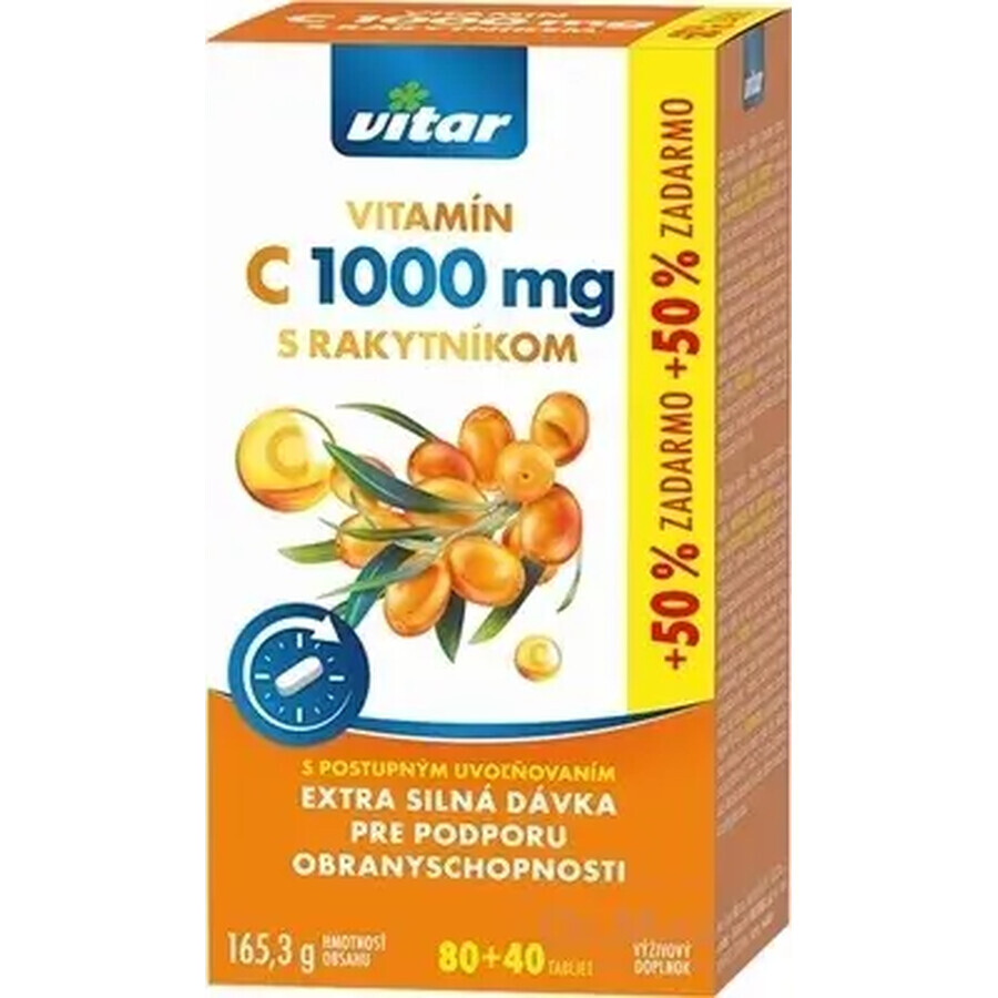 VITAR VITAMINA C 1000 mg CON CANCRO
