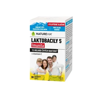 NATUREVIA LACTOBACILY "5" Immunity with vitamin C (30 cps)