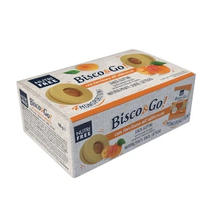 Nutrifree Bisco&Go Apricot bizcochos de albaricoque con mermelada de albaricoque