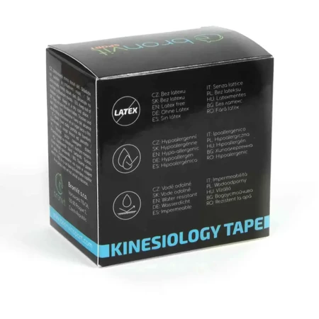 BronVit Sport Kinesio Tape clásico rosa 5cmx6m