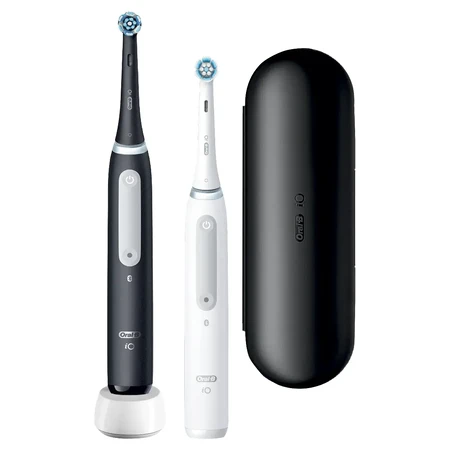 Elektrische Zahnbürste Oral B iO Series 4 Duo Schwarz/Weiß