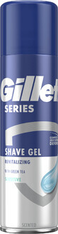 Gillette Series Gel de rasage revitalisant pour hommes au th&#233; vert 200 ml