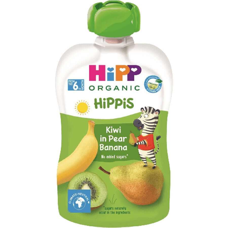 Acquista HiPP BIO è 100% frutta Pera-Banana-Kiwi 100 g HiPP BIO è 100% frutta Pera-Banana-Kiwi 100 g
