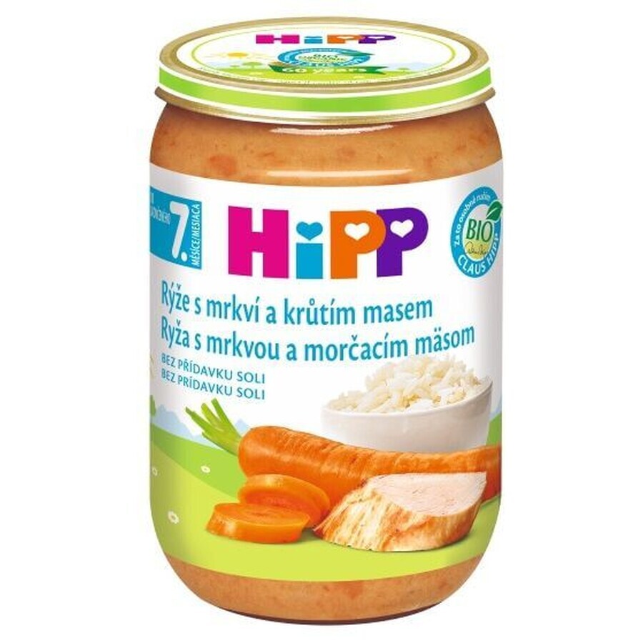 Winkel op HiPP BIO Rijst met wortelen en kalkoen nieuw recept 2017 220 g HiPP BIO Rijst met wortelen en kalkoen nieuw recept 2017 220 g