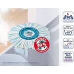 Leifheit Clean Twist Disc Mop micro duo, Cap de mop de schimb