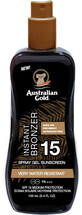 Australian Gold SPF 15 Spray Gel + Bronzer 100 ml