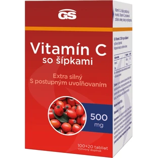 GS Vitamina C 500 con flechas 100+20 comprimidos