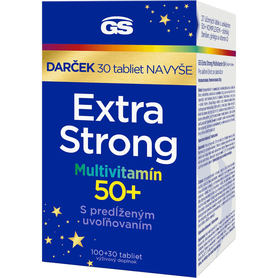 GS Extra Strong Multivitamin 50+ gift 2023 100+30 tablets