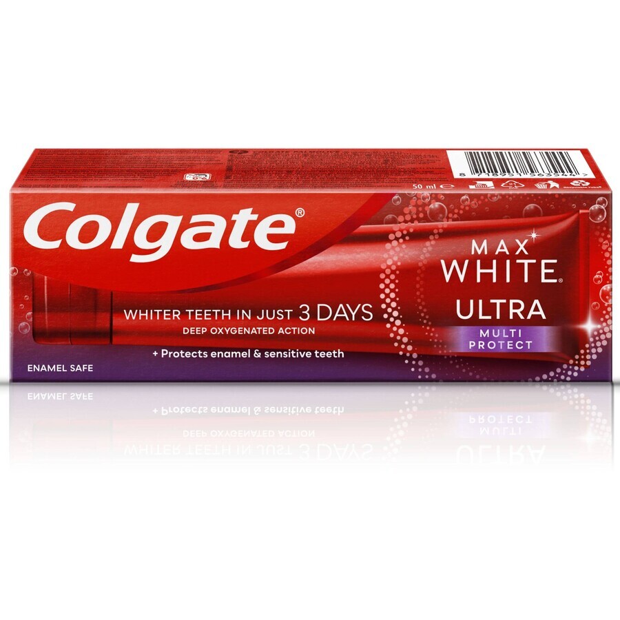 Colgate Max White Ultra Multiprotect Aufhellende Zahnpasta 50 ml